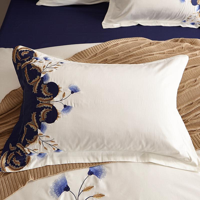 Blue Tail Luxury Duvet Cover Set (60S Egyptian Cotton)