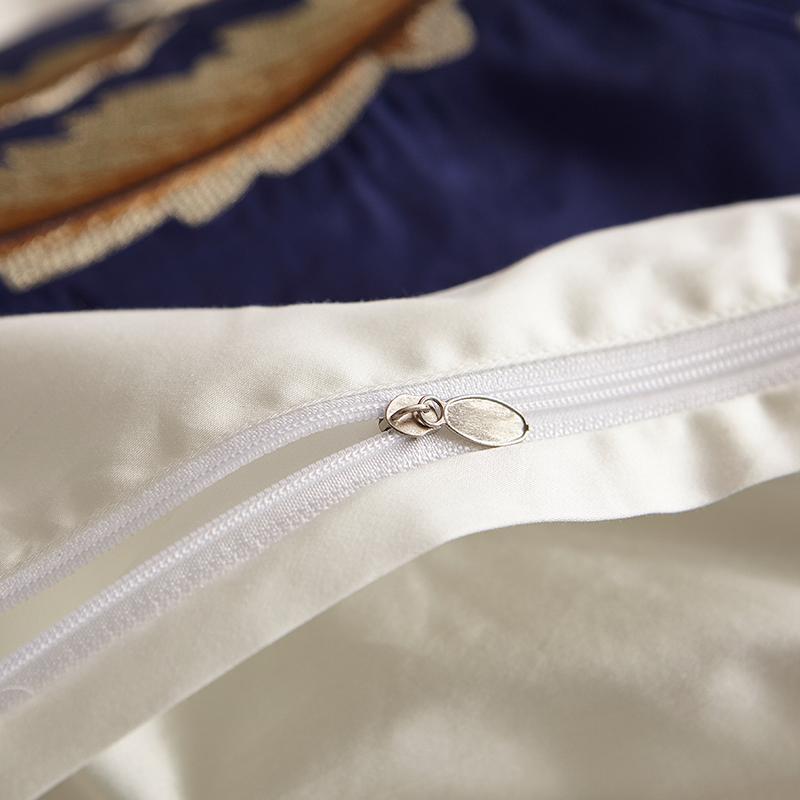 Blue Tail Luxury Duvet Cover Set (60S Egyptian Cotton)
