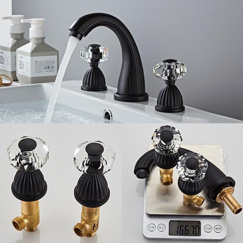 Samira Three-Hole Bathroom Faucet