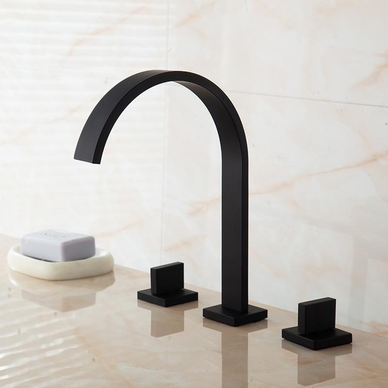 Paul Dual-Handle Three-Hole Bathroom Faucet