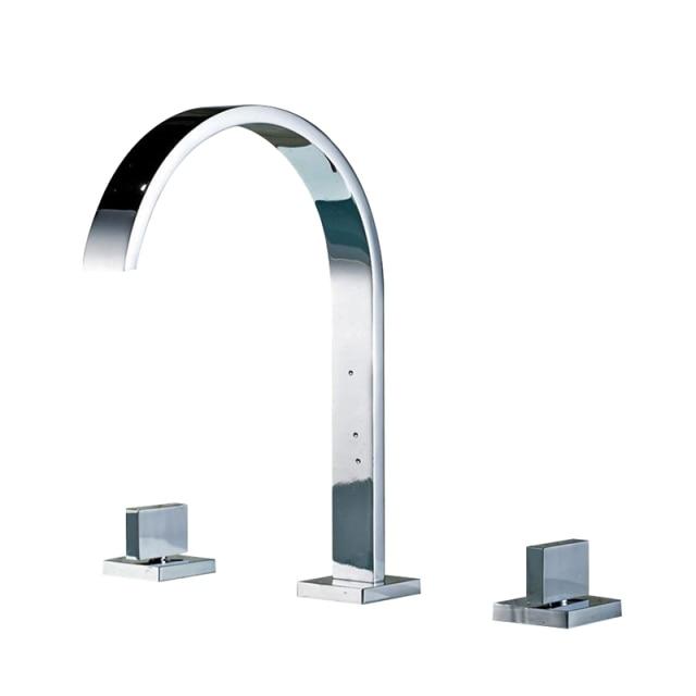Paul Dual-Handle Three-Hole Bathroom Faucet