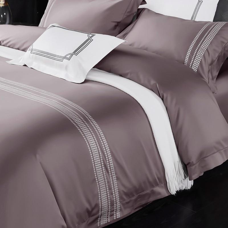 Evelyn High End Embroidered 1000TC Duvet Cover Set Long Staple Egyptian Cotton