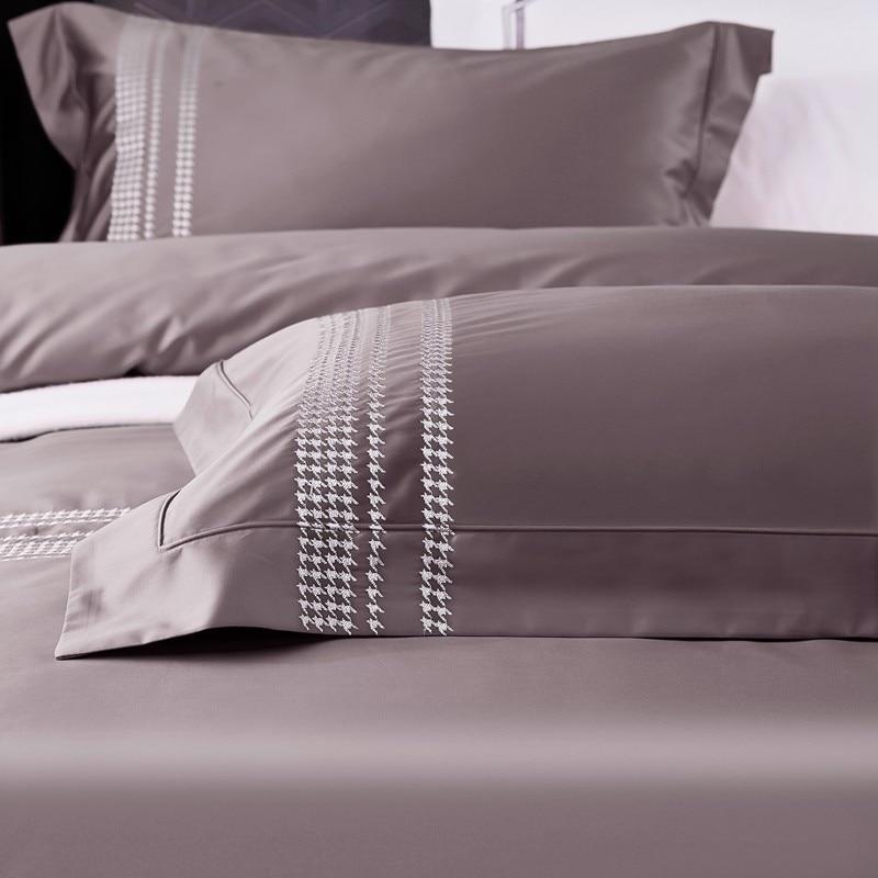 Evelyn High End Embroidered 1000TC Duvet Cover Set Long Staple Egyptian Cotton