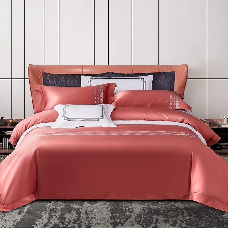 Evelyn High End Embroidered 1000TC Duvet Cover Set Long Staple Egyptian Cotton