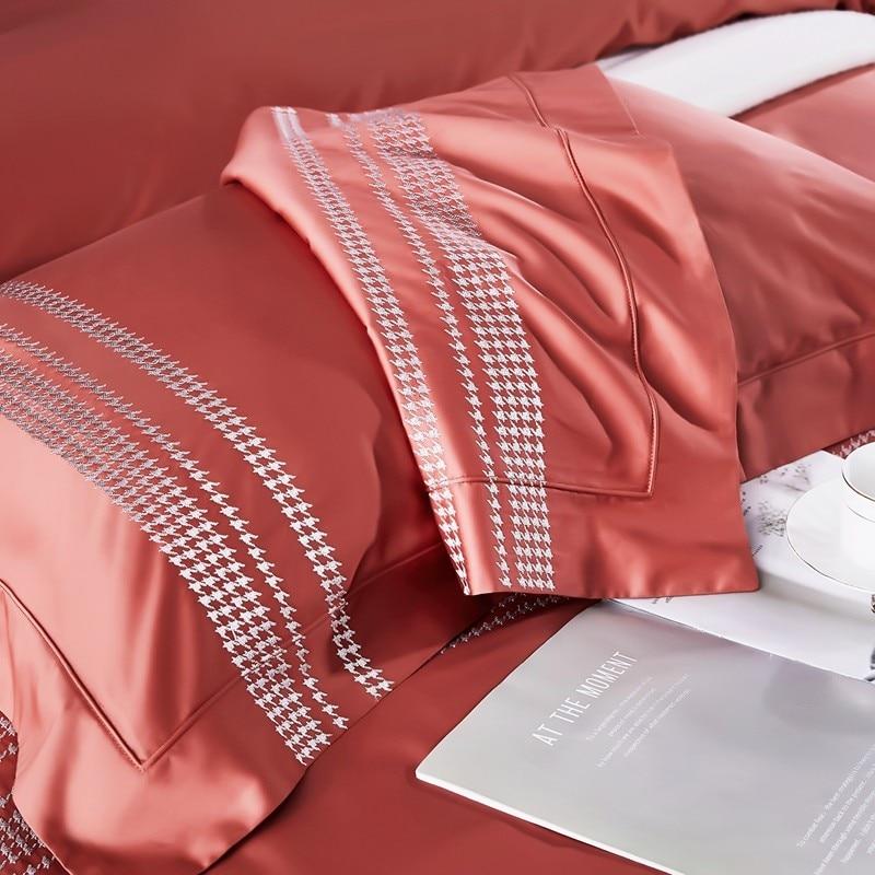 Evelyn High End Embroidered 1000TC Duvet Cover Set Long Staple Egyptian Cotton
