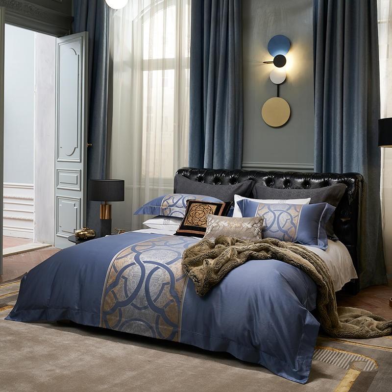 Mia Gradient Modern Premium High End 1200TC Duvet Cover Set 100% Cotton