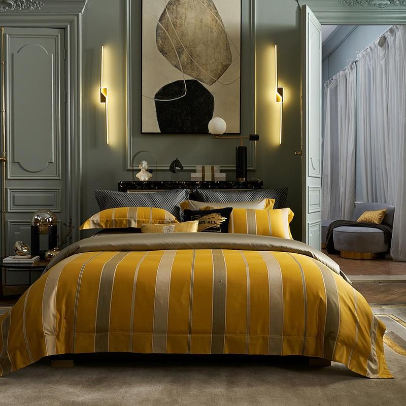 Mia Gradient Modern Premium High End 1200TC Duvet Cover Set 100% Cotton