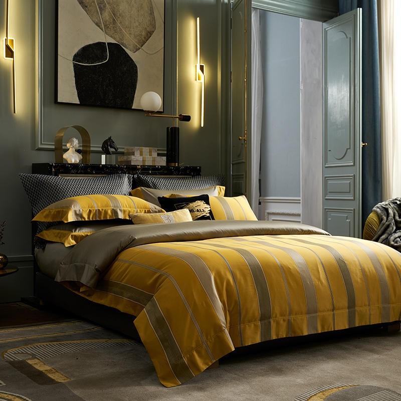 Mia Gradient Modern Premium High End 1200TC Duvet Cover Set 100% Cotton
