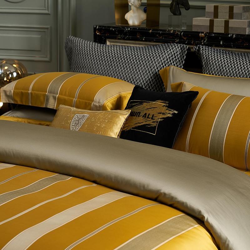 Mia Gradient Modern Premium High End 1200TC Duvet Cover Set 100% Cotton