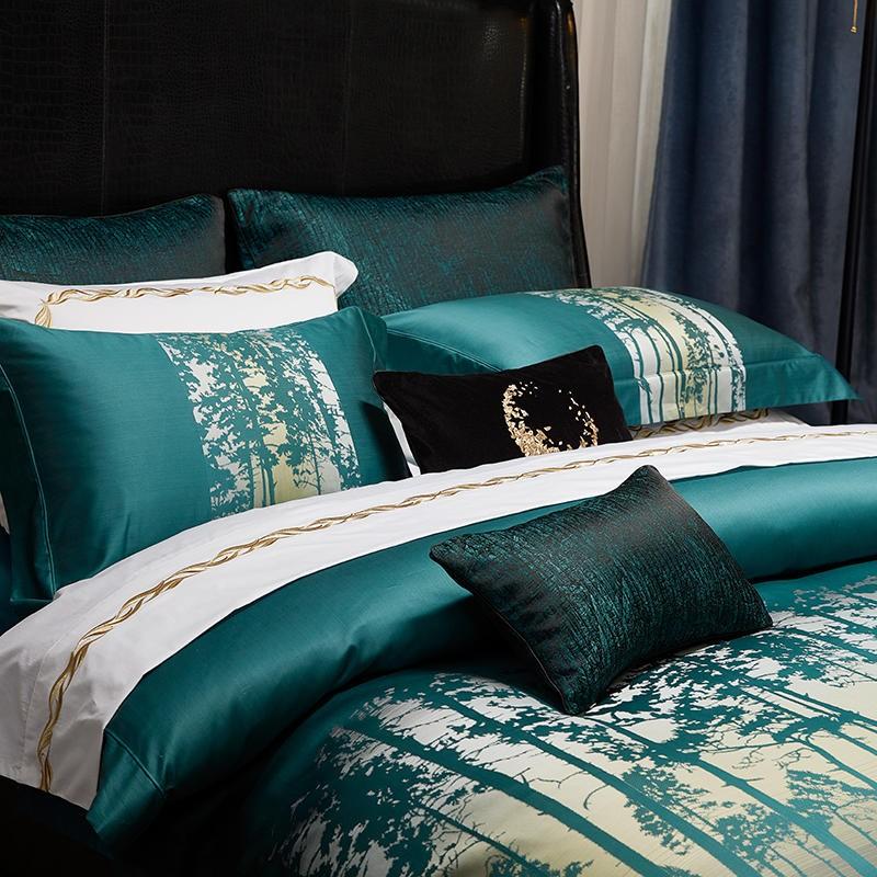 Mia Gradient Modern Premium High End 1200TC Duvet Cover Set 100% Cotton