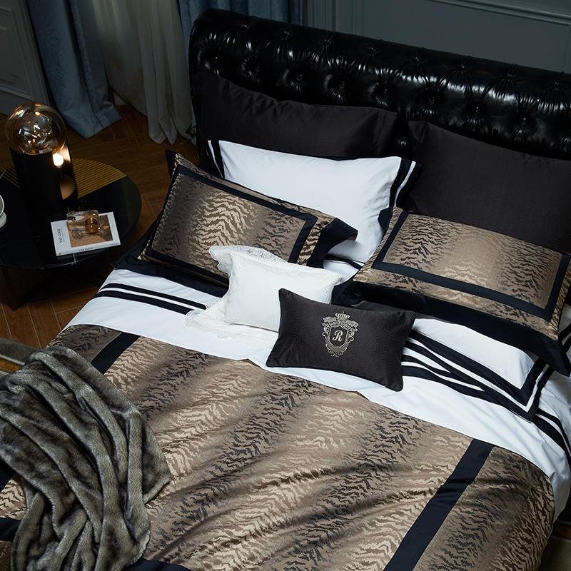 Mia Gradient Modern Premium High End 1200TC Duvet Cover Set 100% Cotton