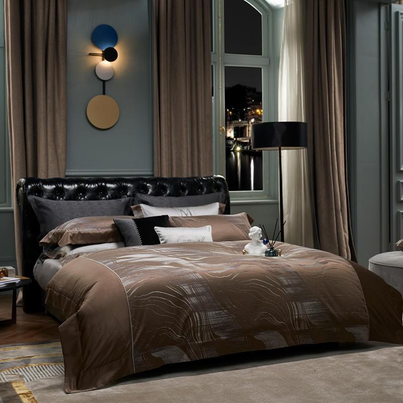 Mia Gradient Modern Premium High End 1200TC Duvet Cover Set 100% Cotton