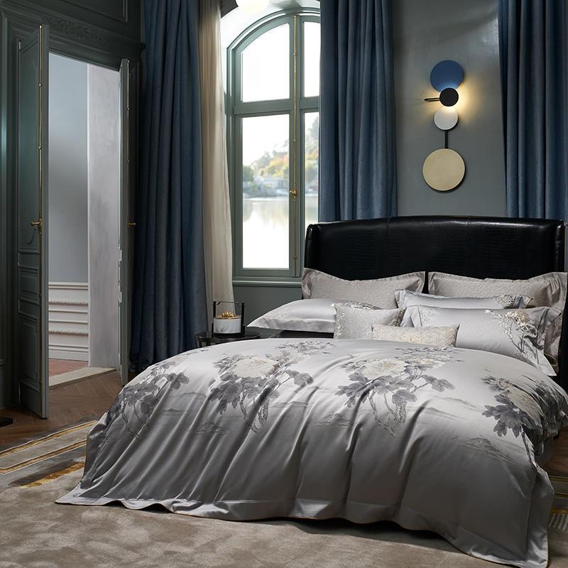 Mia Gradient Modern Premium High End 1200TC Duvet Cover Set 100% Cotton