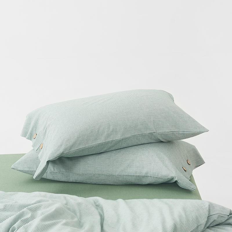 Olivia Stripe Ultra Soft Duvet Cover Set 100% Washed Cotton