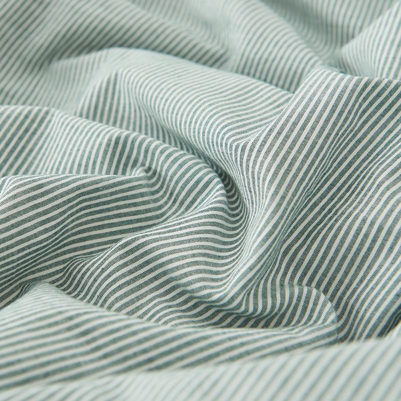 Olivia Stripe Ultra Soft Duvet Cover Set 100% Washed Cotton