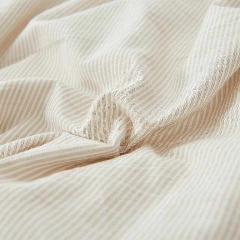 Olivia Stripe Ultra Soft Duvet Cover Set 100% Washed Cotton