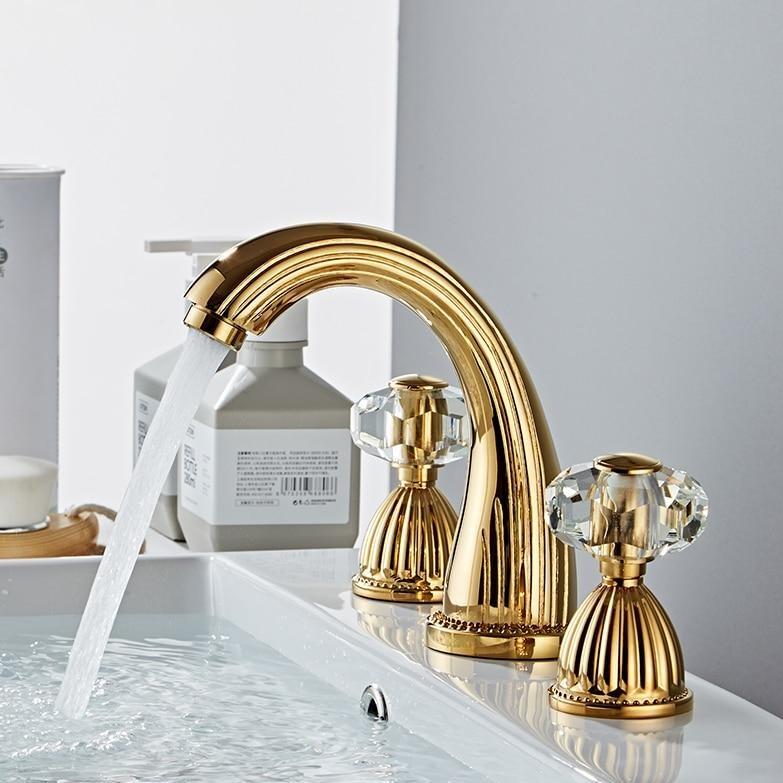 Samira Three-Hole Bathroom Faucet