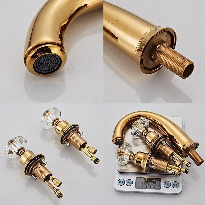 Samira Three-Hole Bathroom Faucet