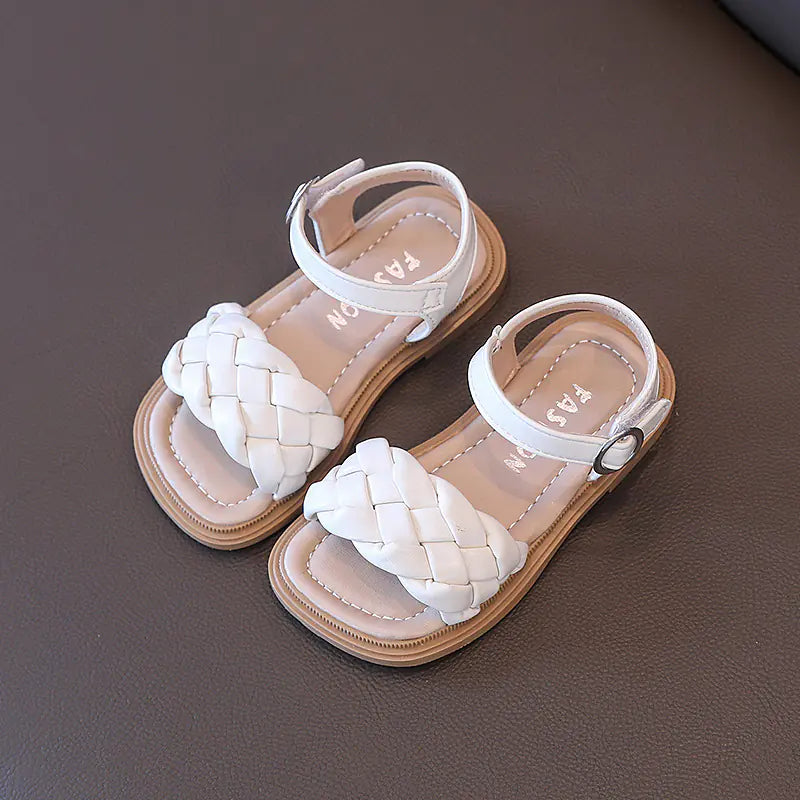 Summer New Girls' Fashion Woven Sandals