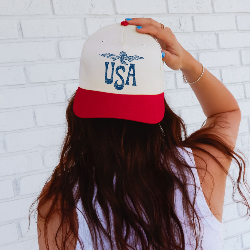 USA Eagle Trucker Hat