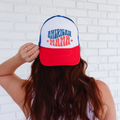 American Mama Trucker Hat