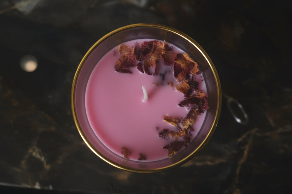 Sweet Lavender Rose Candle