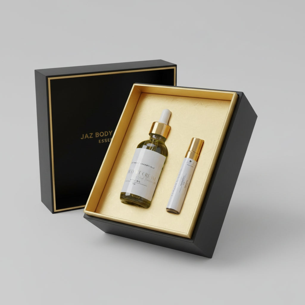 Coconut Cream & Vanilla Bourbon Latte Body Oil & Perfume Set