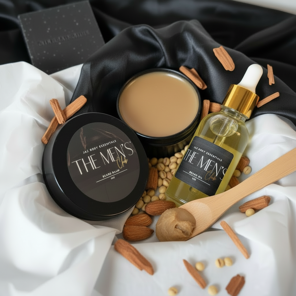The Men's Club Beard Balm and Beard Oil Gift Set