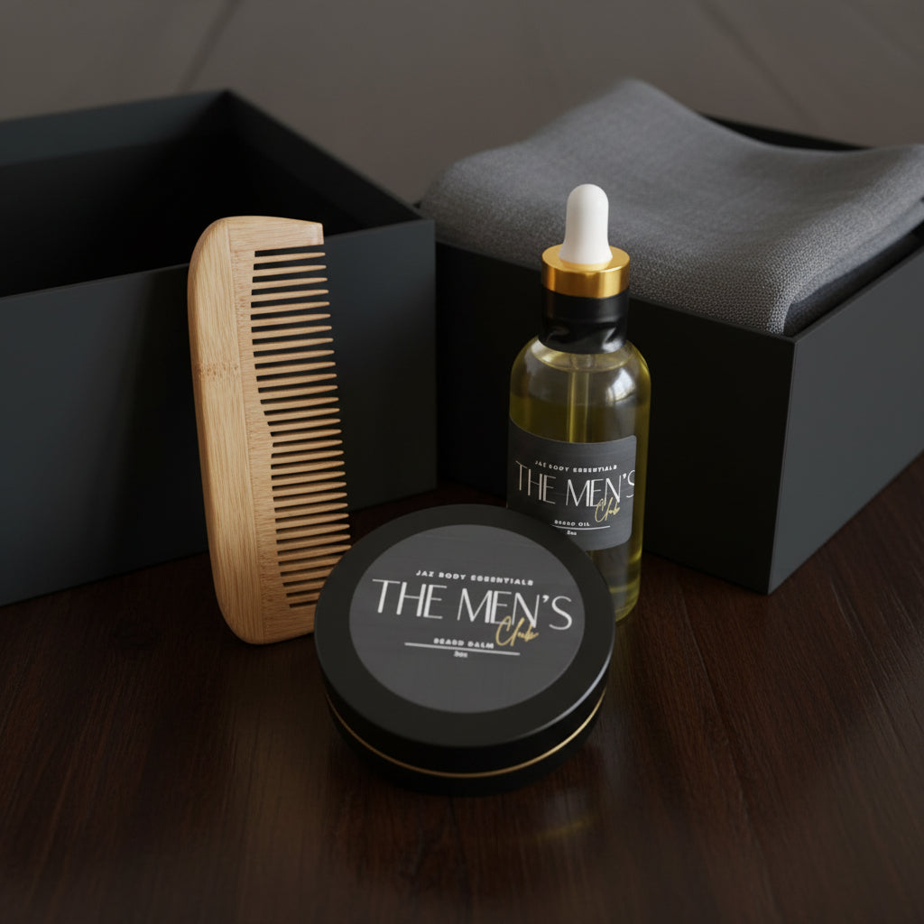 The Men's Club Beard Balm and Beard Oil Gift Set