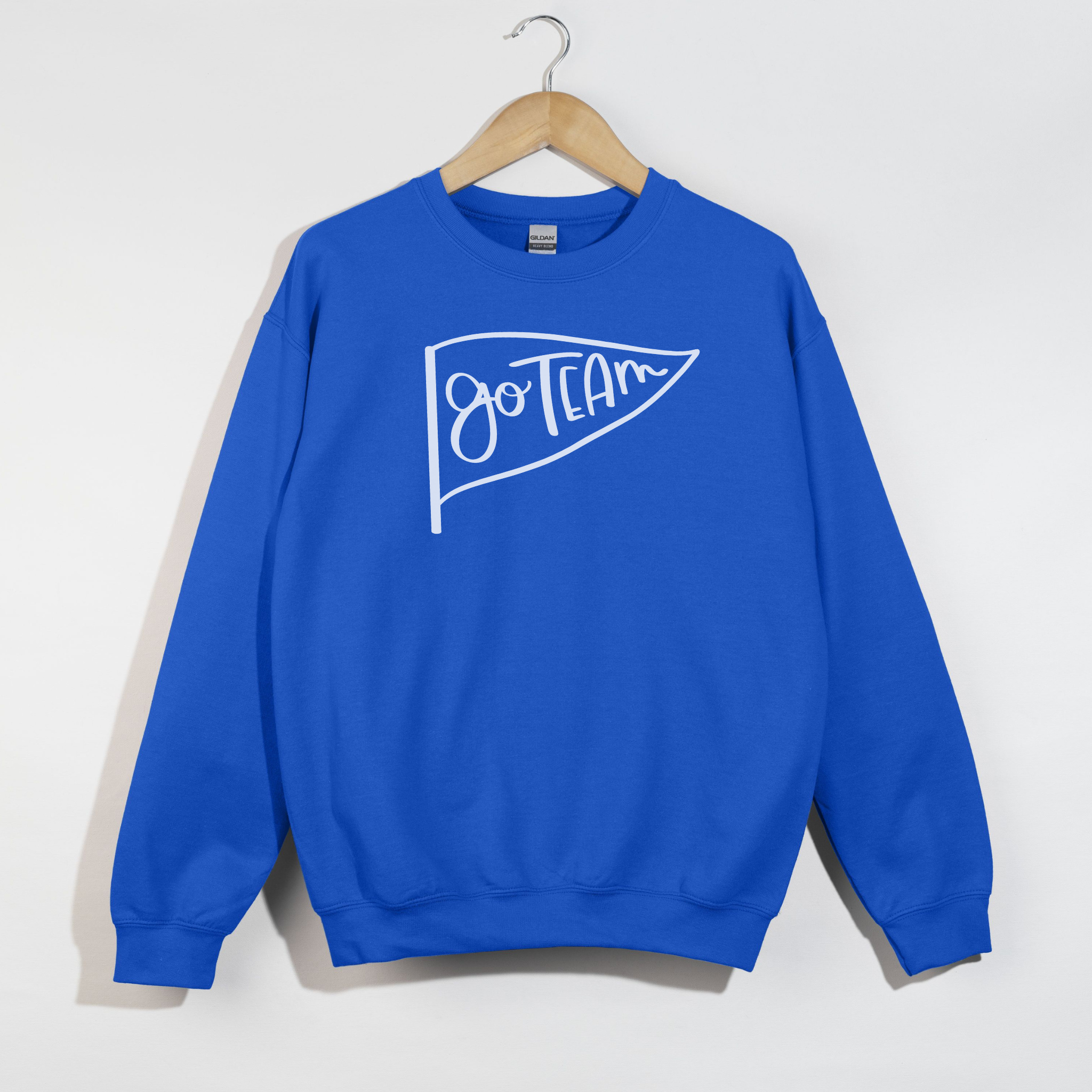 Go Team Pennant Crewneck Sweatshirt | Game Day Spirit Wear