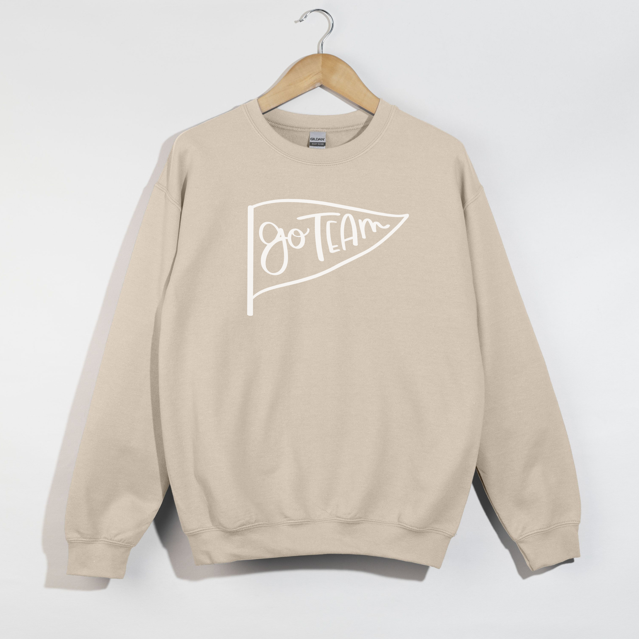 Go Team Pennant Crewneck Sweatshirt | Game Day Spirit Wear