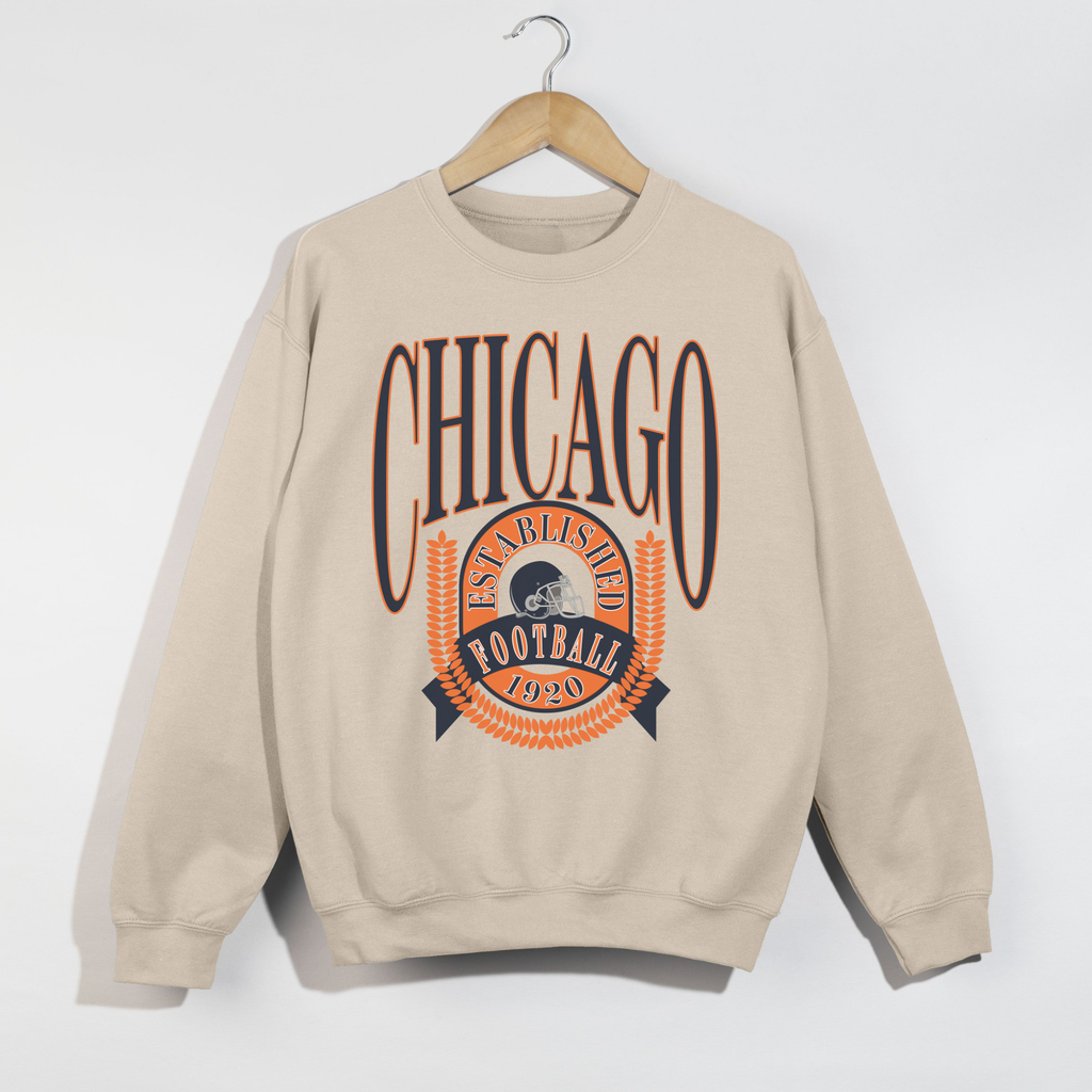Chicago Football 1920 Crewneck Sweatshirt |  Game Day Apparel