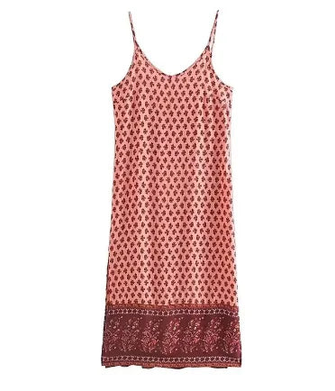 Spring High-End European Style V-Neck Maxi Dress