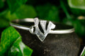 “Shin” Sterling Silver Bangle Bracelet