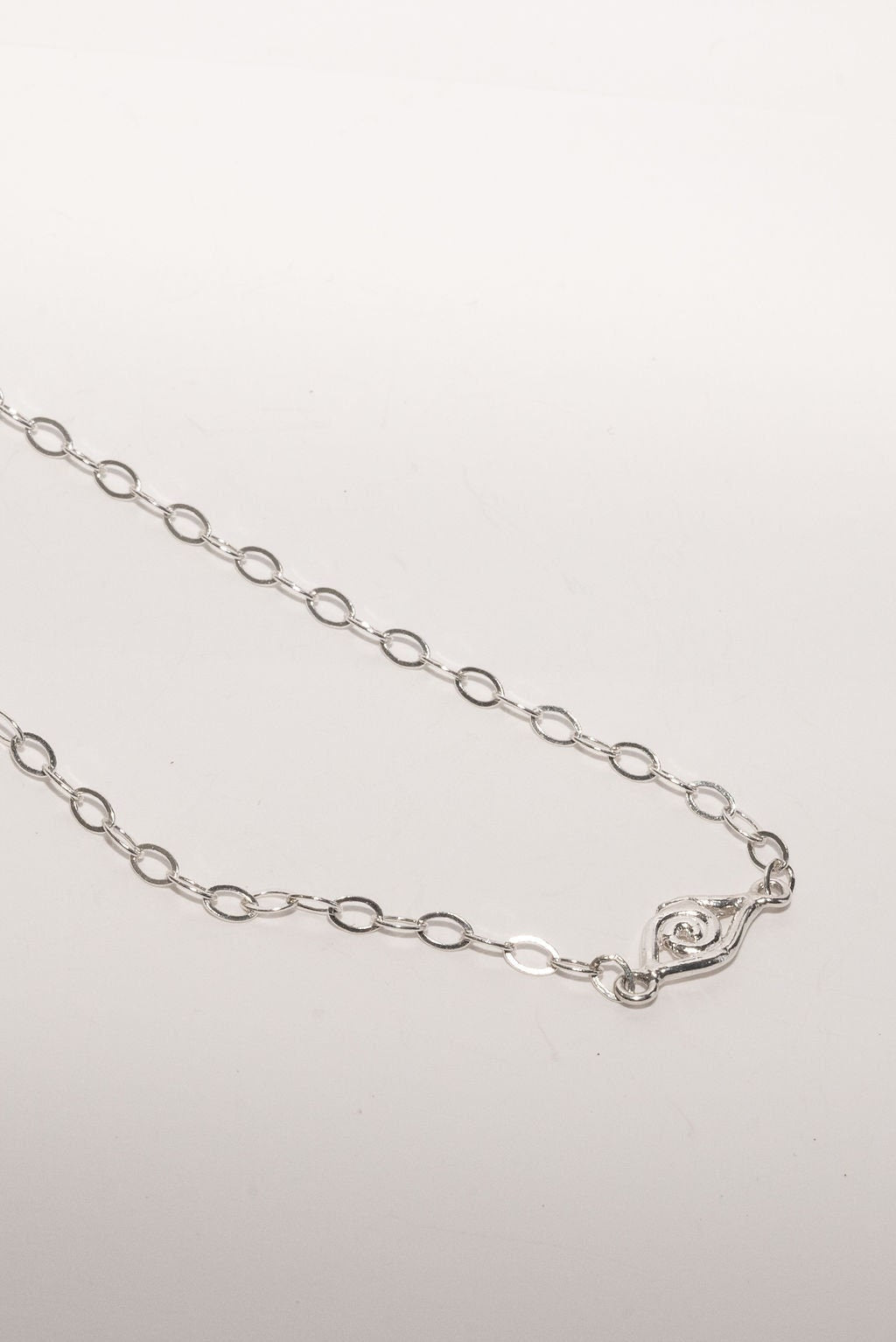 “Eye See” Sterling Silver Evil Eye Necklace