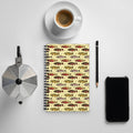 Trout Party Spiral notebook