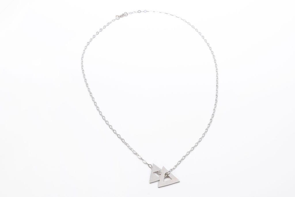 Small Star of David Pendant Necklace — Sterling Silver