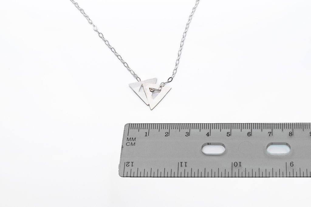 Small Star of David Pendant Necklace — Sterling Silver