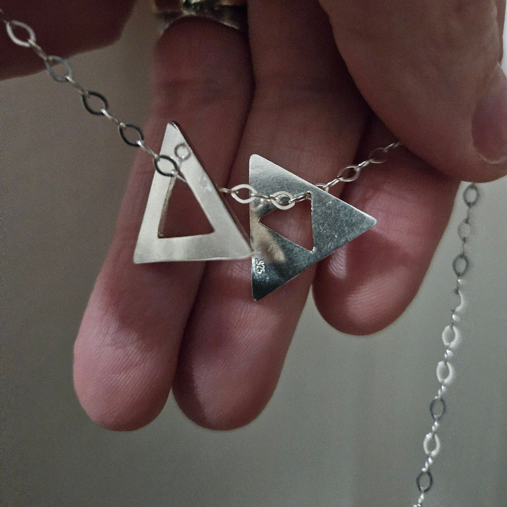 Small Star of David Pendant Necklace — Sterling Silver