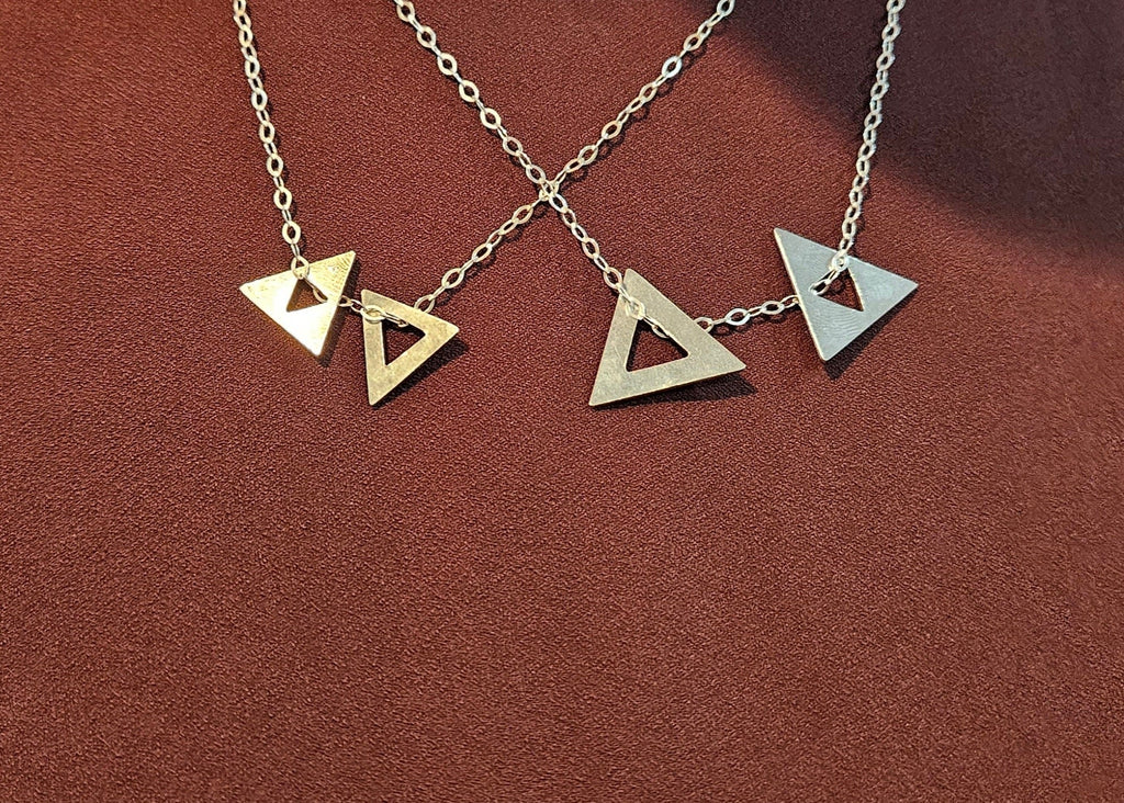Small Star of David Pendant Necklace — Sterling Silver