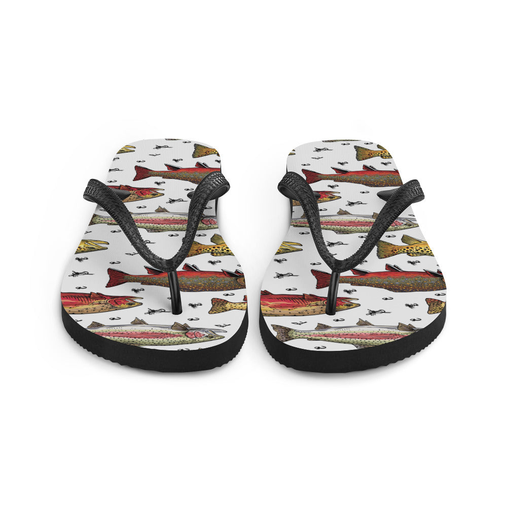 Trout Party Flip-Flops