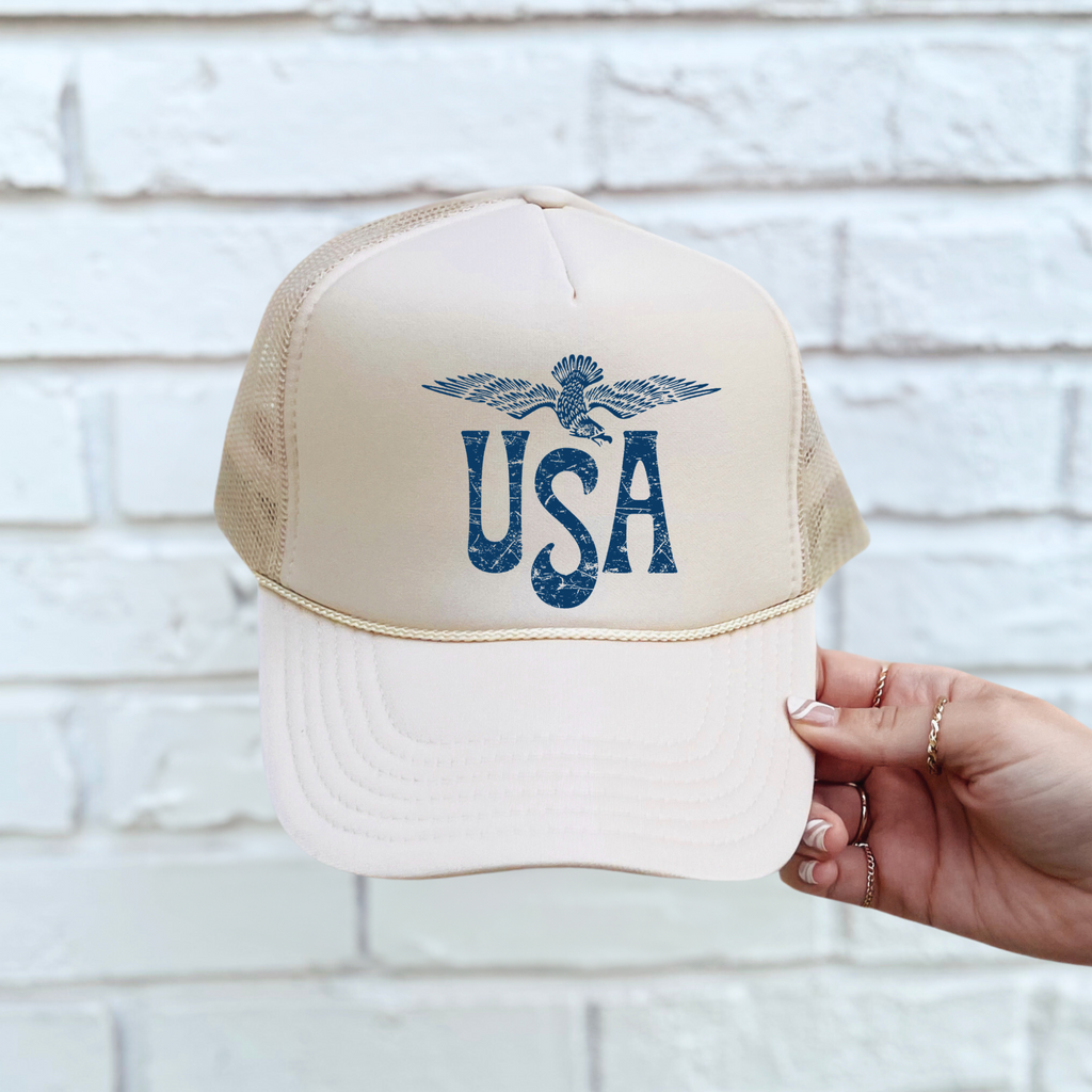 USA Eagle Trucker Hat