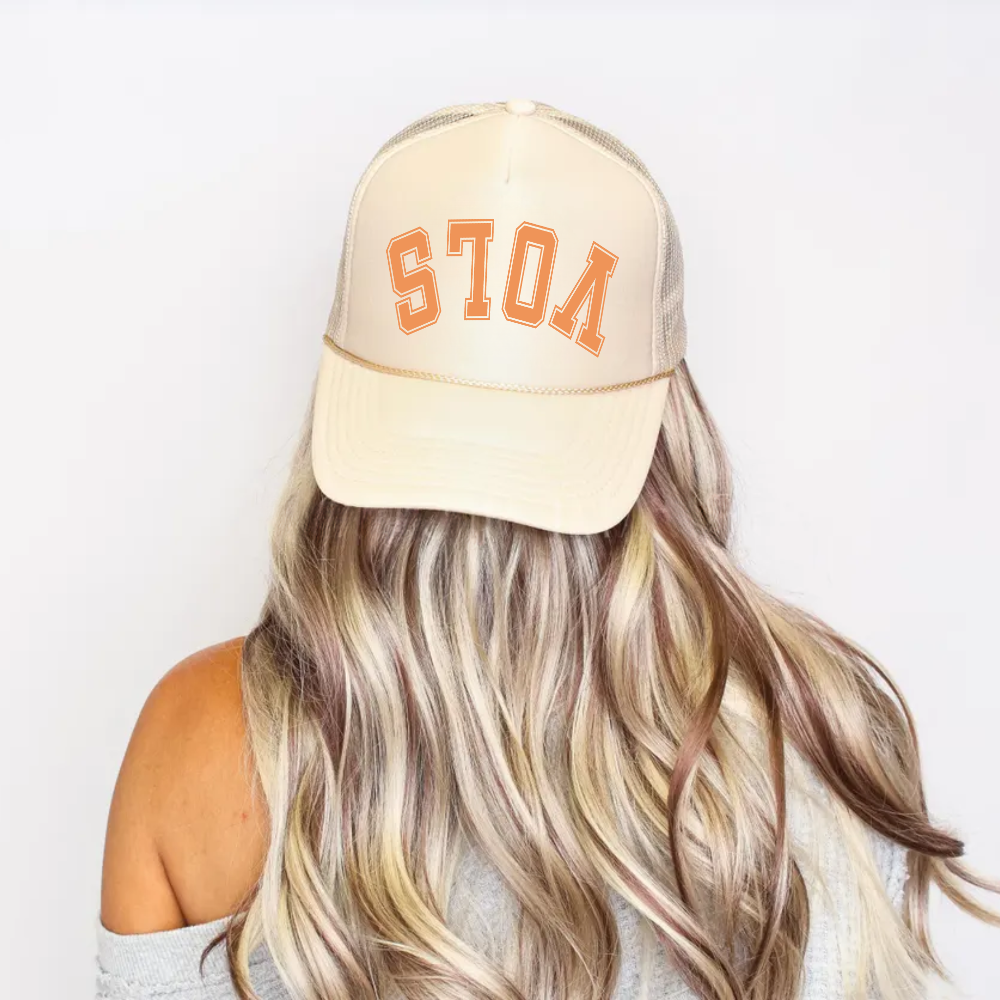 Upside Down VOLS Trucker Hat | Trendy Sports Team Hat