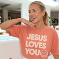 Jesus Loves You Graphic T-Shirt | Faith-Based Christian Tee