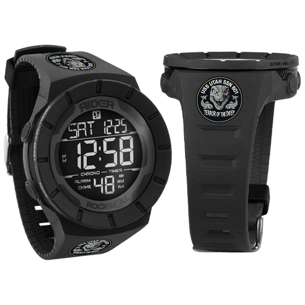 Coliseum Fit™ (Phantom Black) Watch - USS Utah Edition