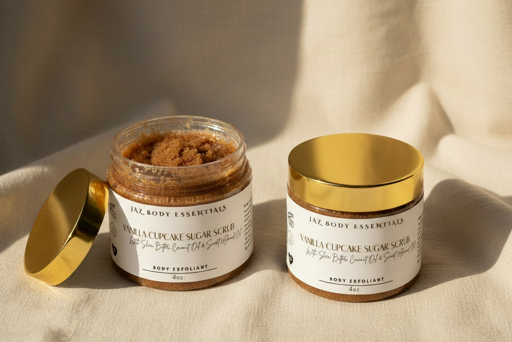 Emulsified Vanilla Cupcake Sugar Scrub