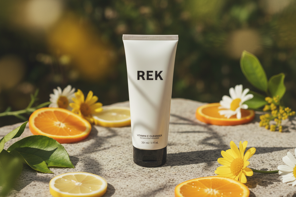 Vitamin C Cleanser – Brightening & Hydrating Face Wash | REK Cosmetics