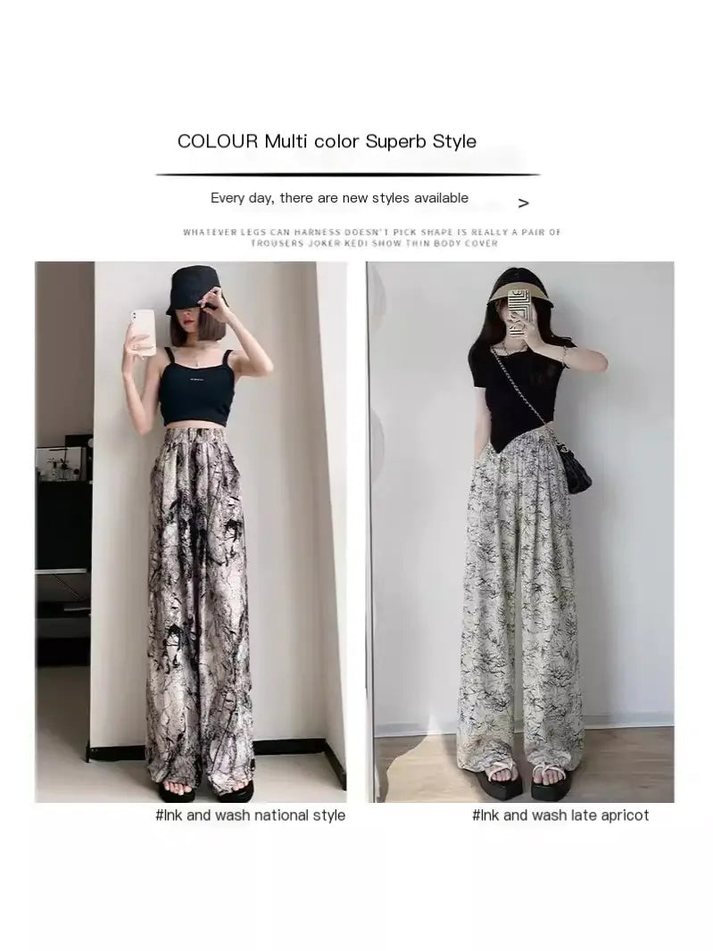 Bohemian Wide Leg Beach Pants for Women