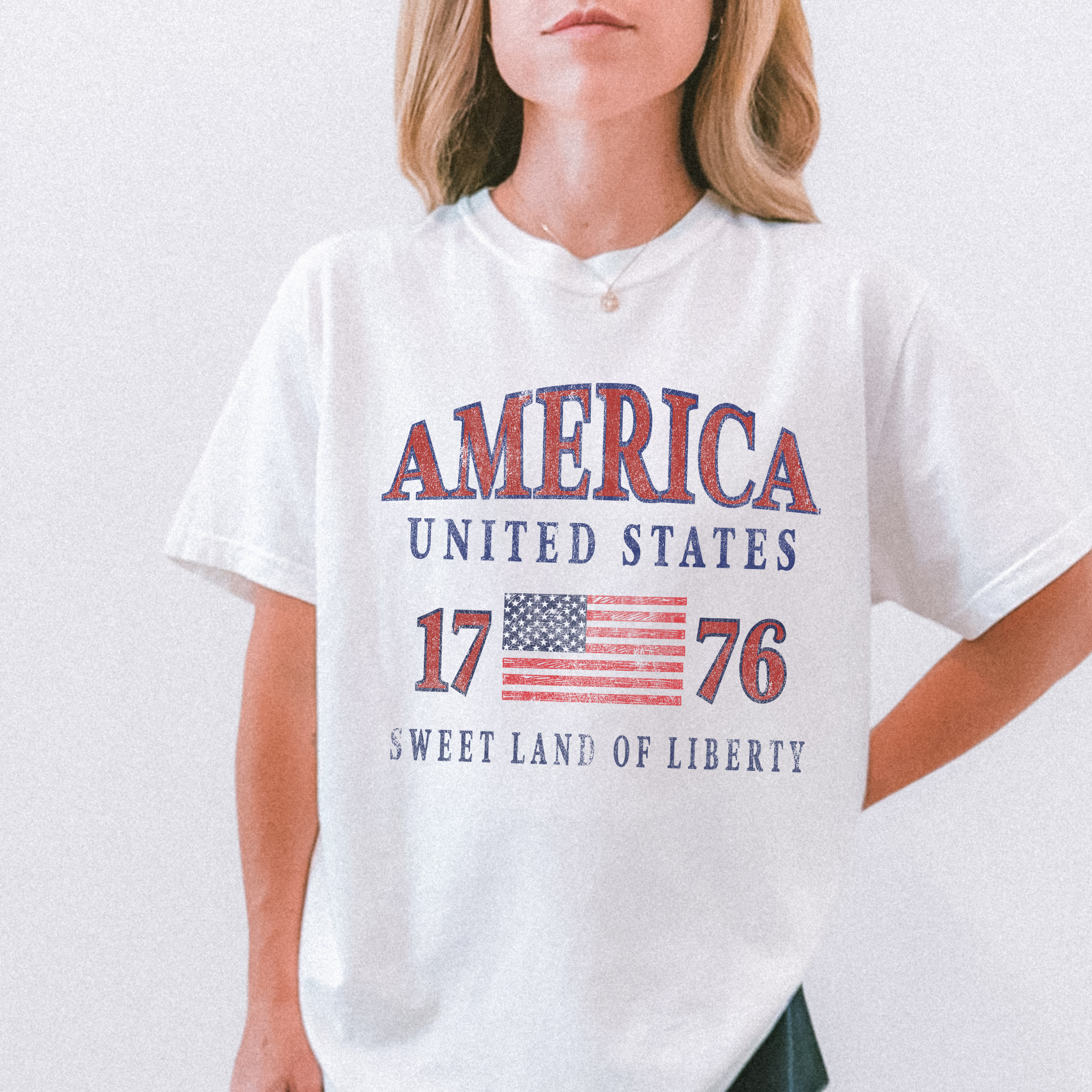 America 1776 Graphic Tee – Patriotic USA Shirt
