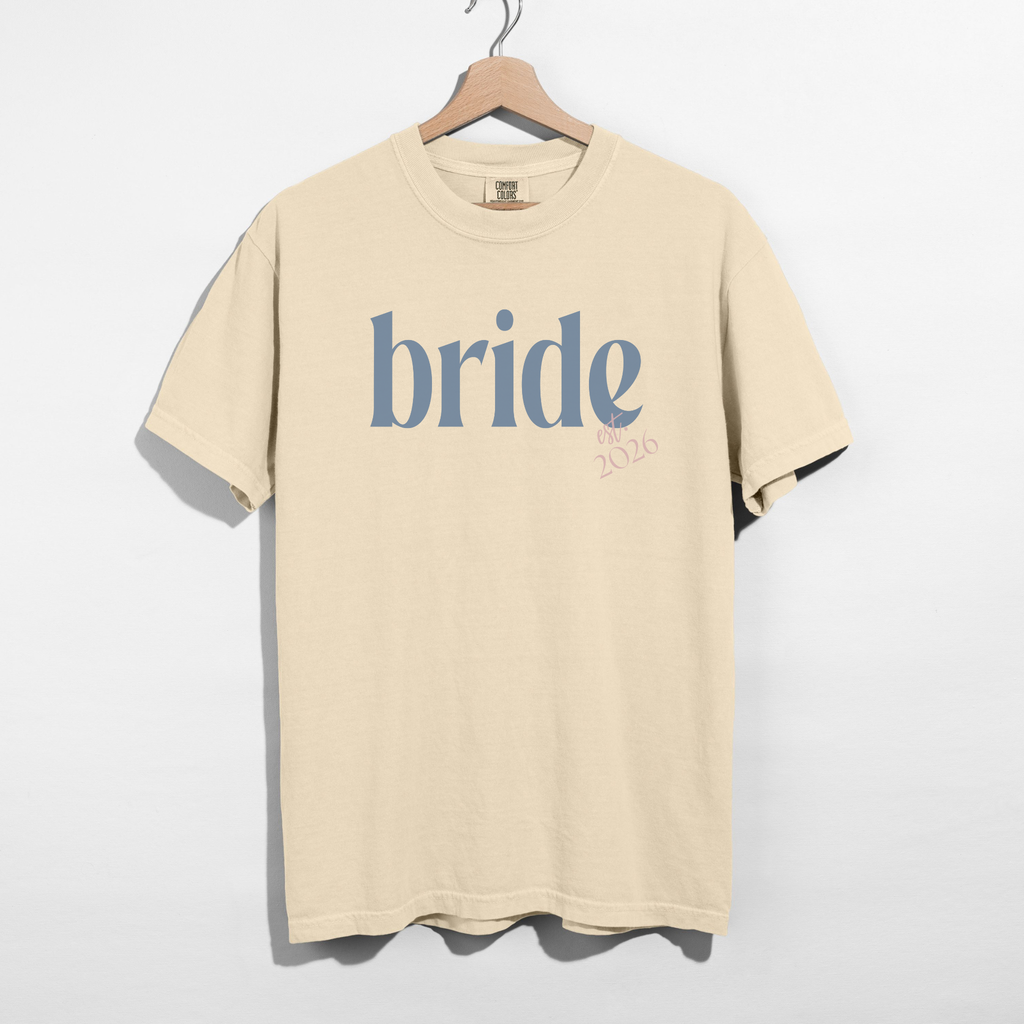 Bride Est. 2026 Tee | Bridal Shower, Bachelorette & Wedding Weekend Shirt